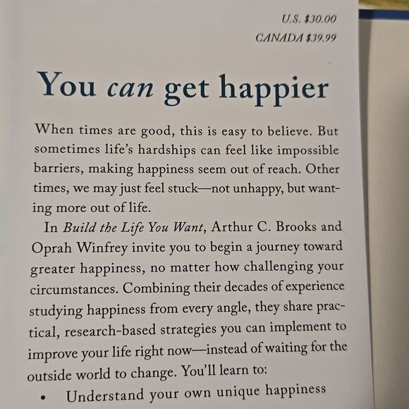 Build the Life You Want, by Arthur C Brooks & Oprah Winfrey New - Picture 4 of 7